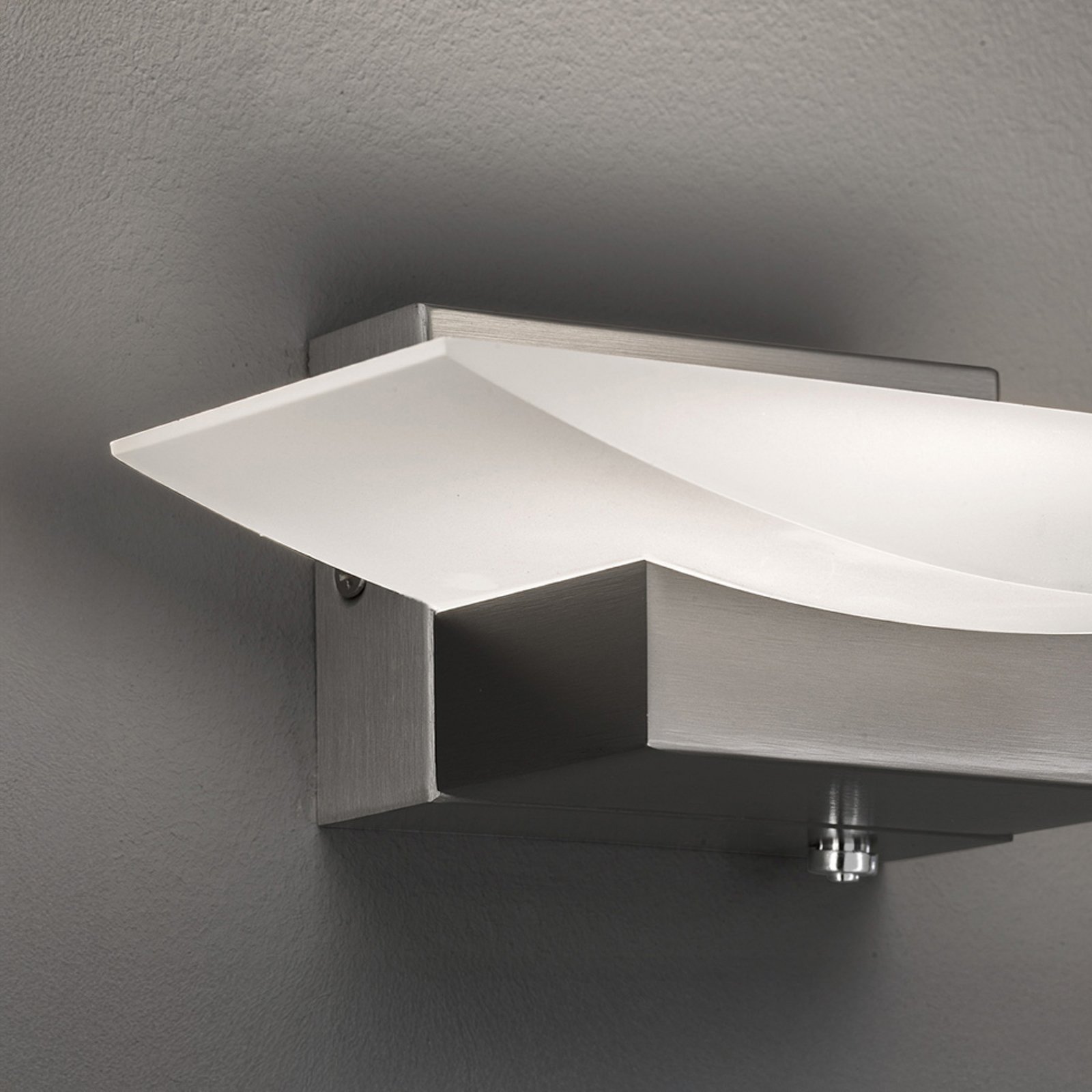 Aplică perete LED Bowl TW CCT lățime 30cm, nichel Aplică perete LED Bowl TW CCT lățime 30cm, nichel