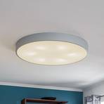 Cleo 800 ceiling light, sensor, Ø 78 cm grey