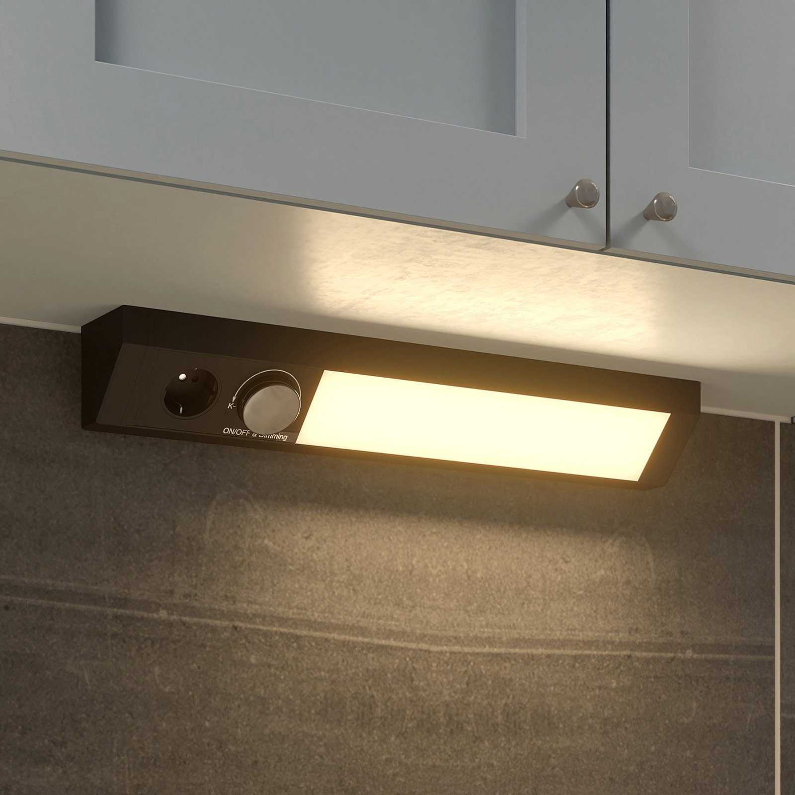 Arcchio Kimani LED pult alatti lámpa, CCT, fekete