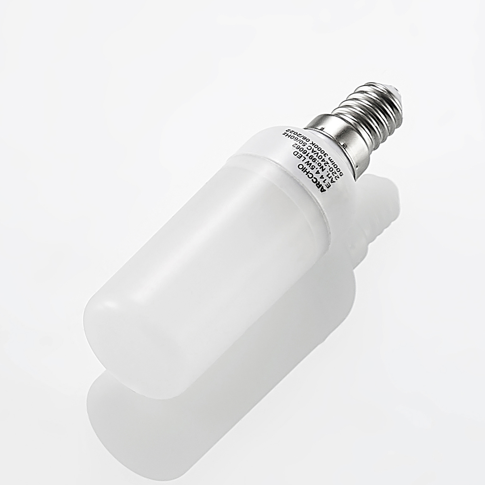 Arcchio ampoule tubulaire LED E14 4,5W 3.000K set de 4 pièces