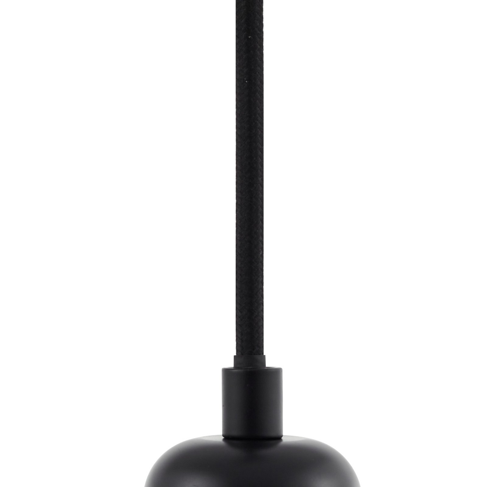 Lindby piekaramais gaismeklis Hattie, melns, Ø 4,7 cm, metāla, E27