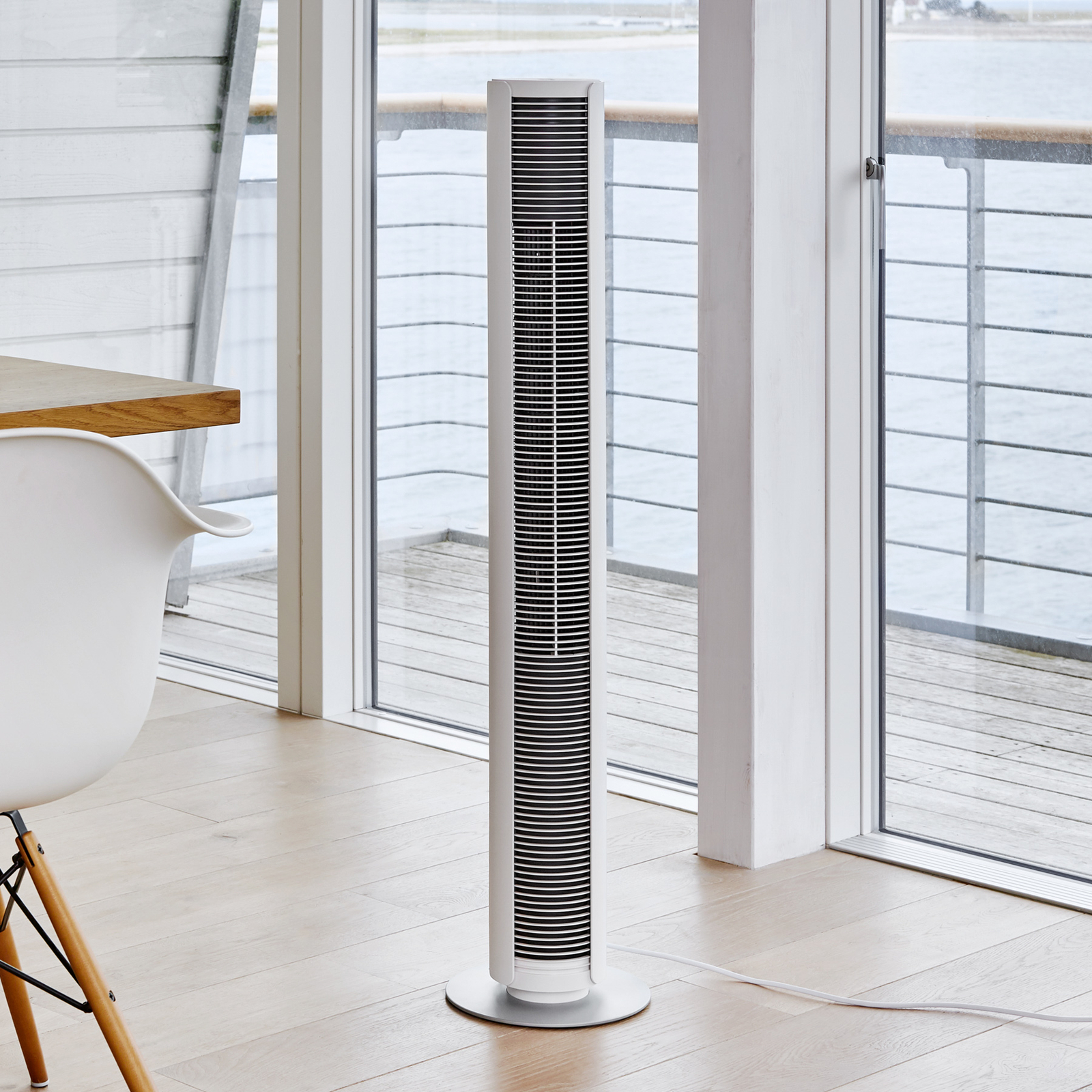 Turmventilator Peter, weiß