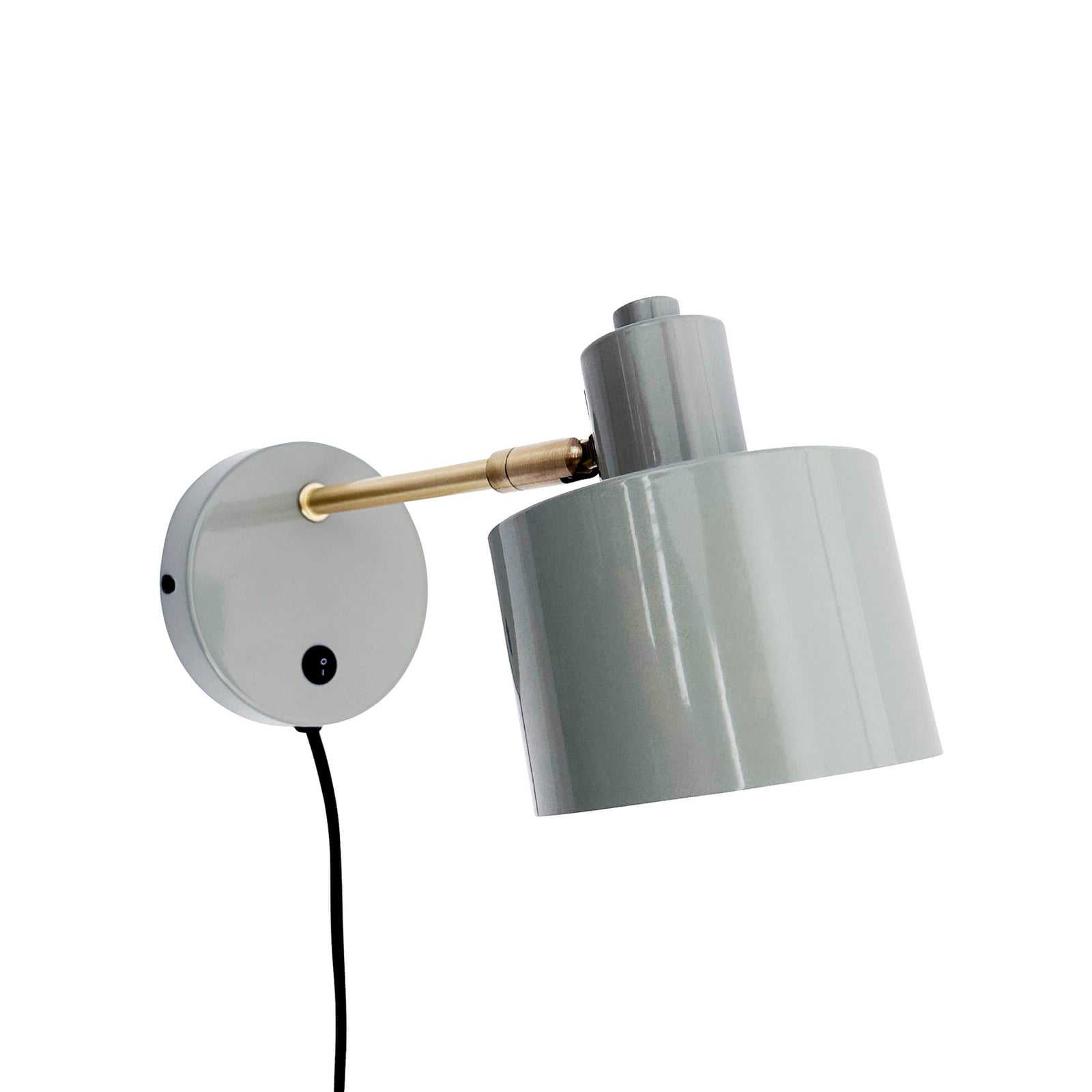 Ocean væglampe olivengrøn/messing, metal, E14 – Dyberg Larsen Ocean væglampe olivengrøn/messing, metal, E14 – Dyberg Larsen