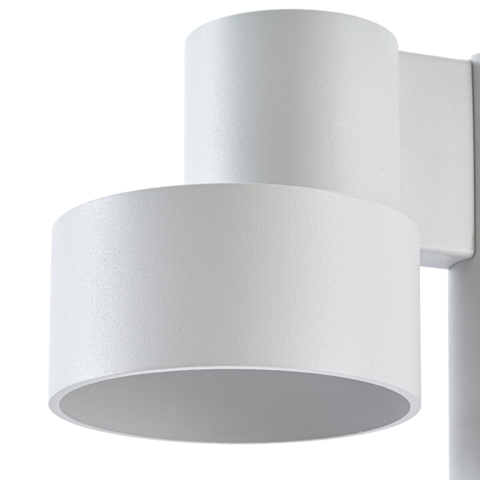 Elune LED-väglampa, grå, IP44, höjd 77 cm – Lucande