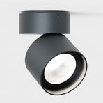 IP44.de Pro R LED outdoor spotlight, swivelling, round