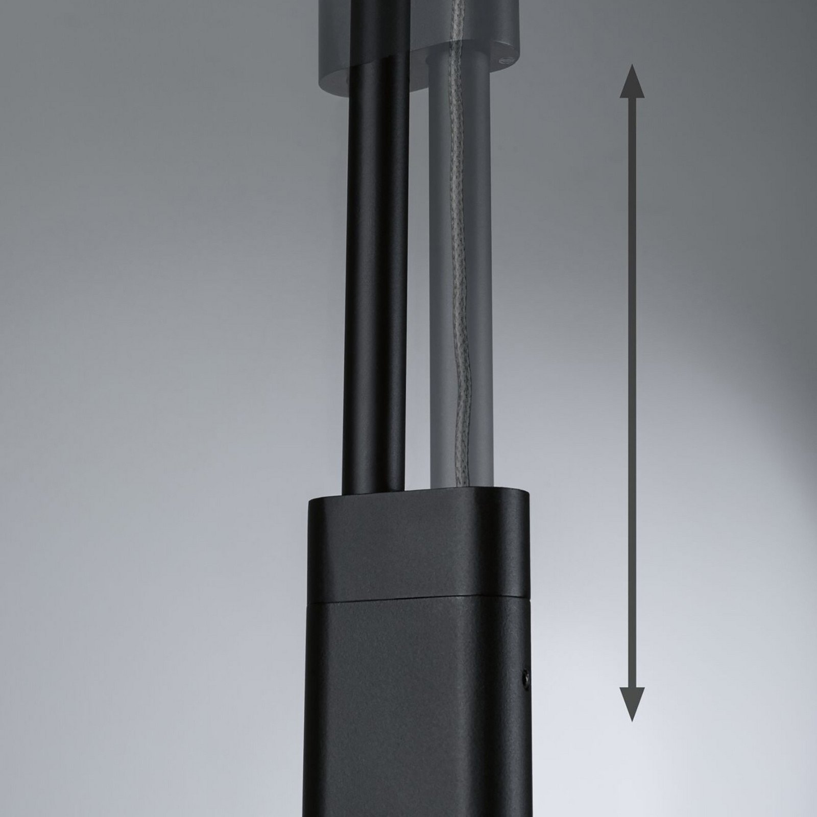 Paulmann Puric Pane I pendul LED 6 becuri indirect - Camera de zi / sufragerie - modern - negru - Metal