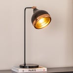 Yildo table lamp, black/copper, metal, height 52 cm