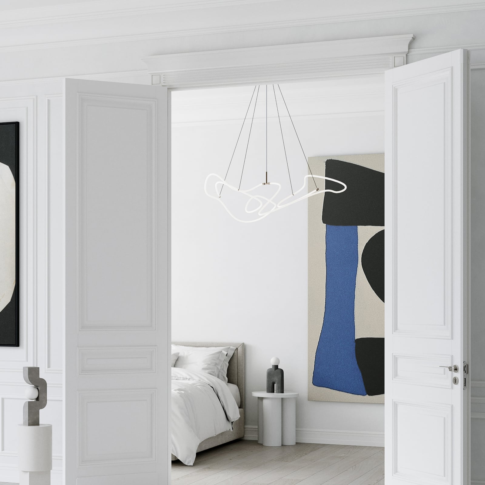 Ghost LED-hänglampa, 155 cm, neon - 101 Copenhagen