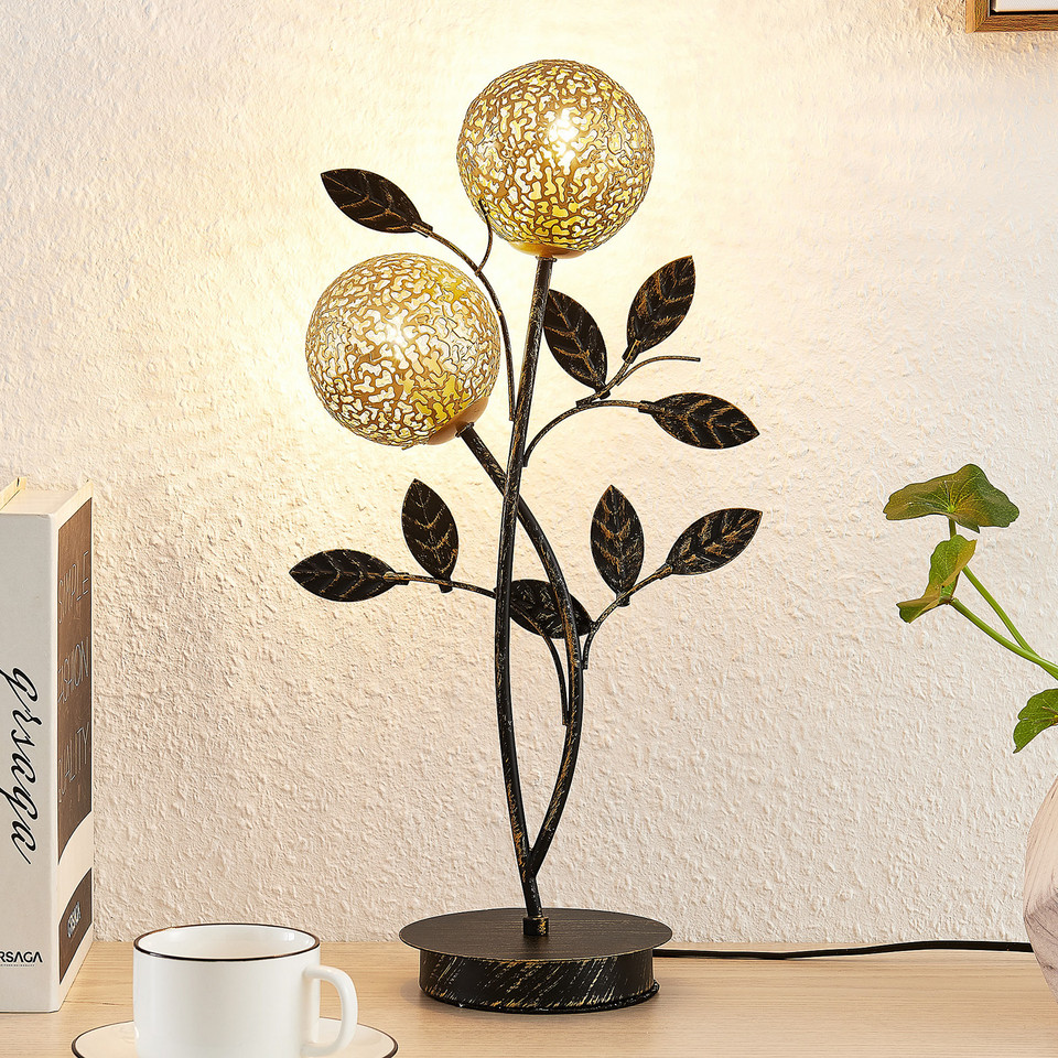 Lucande Evory 2 Bordslampa, svart från Lucande