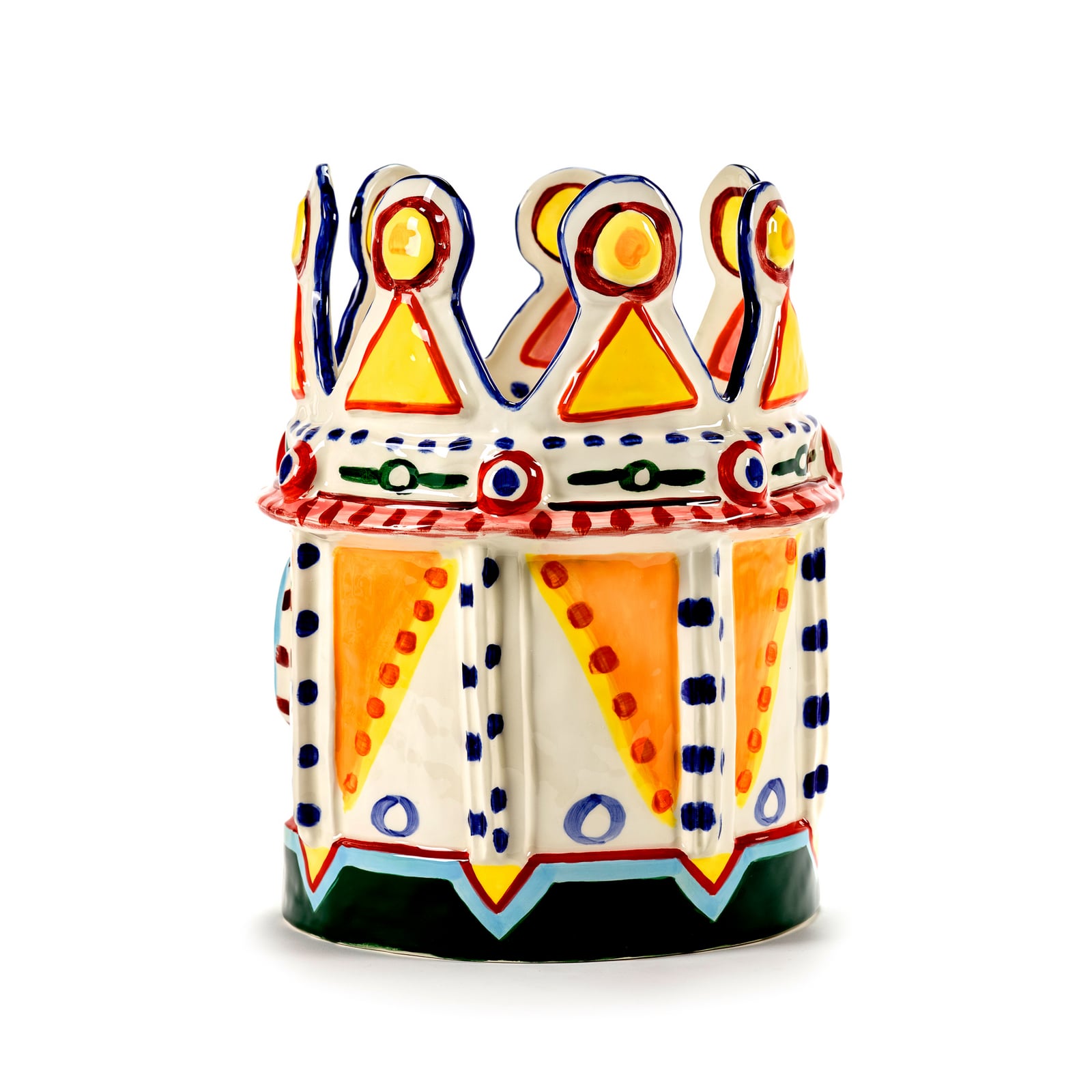 02 MIX SICILY Vase, farverig, stentøj, håndmalet – Serax