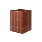 PILLAR Odkládací stolek, hnědý, výška 42 cm, beton - ferm LIVING