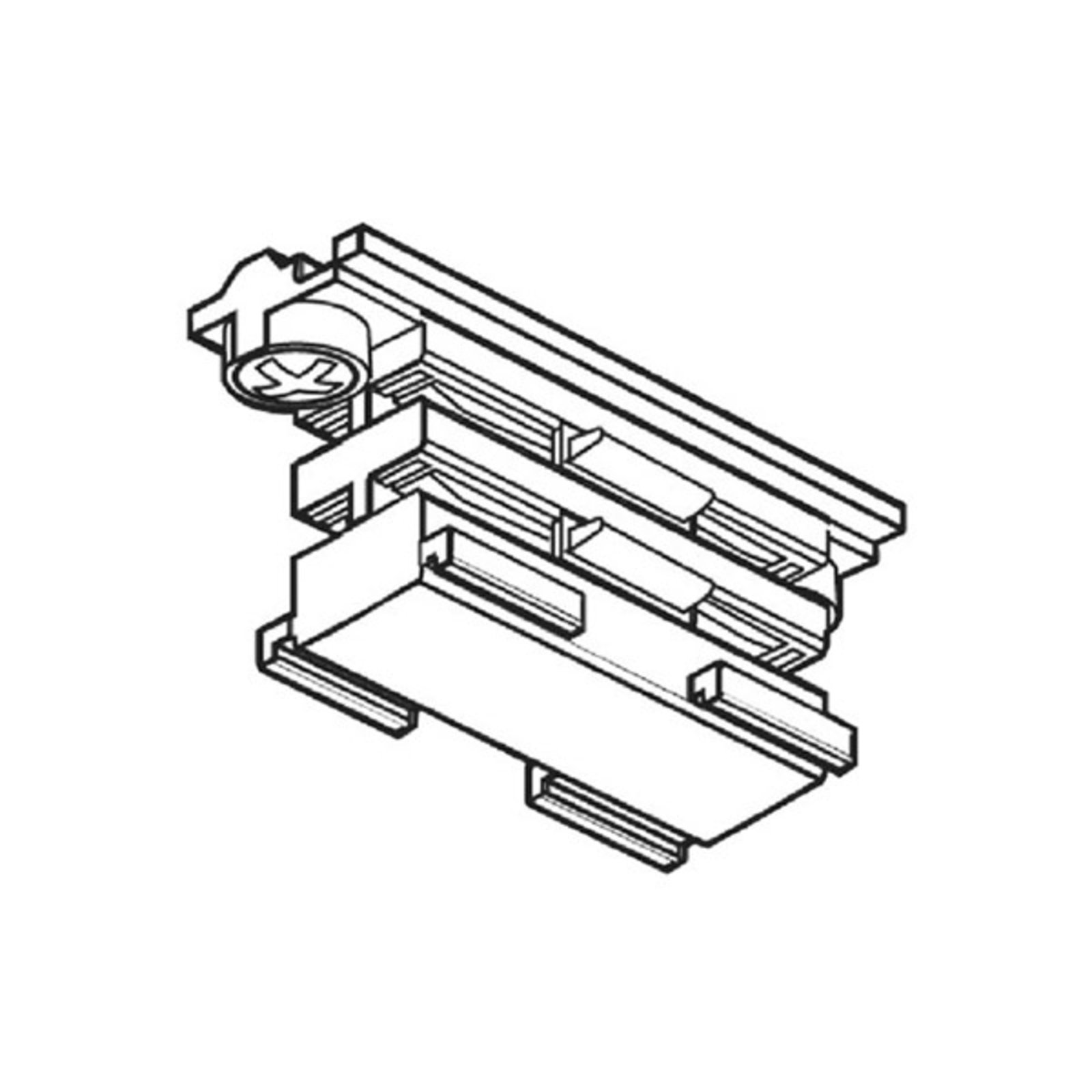 Linear connector for HV track system Noa