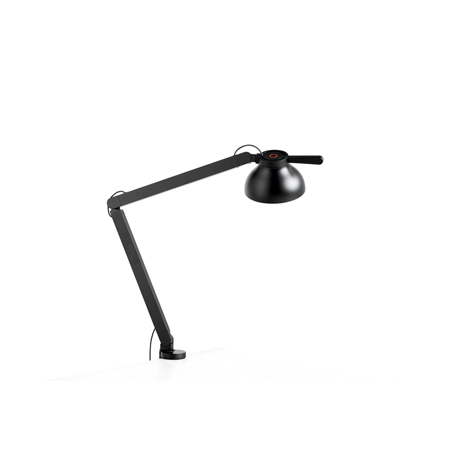 PC Stolní Lampa 2 Arms w. clamp Soft Black - HAY