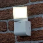 Candeeiro de parede exterior LED Theben theLeda S8-100L, branco, 4000 K