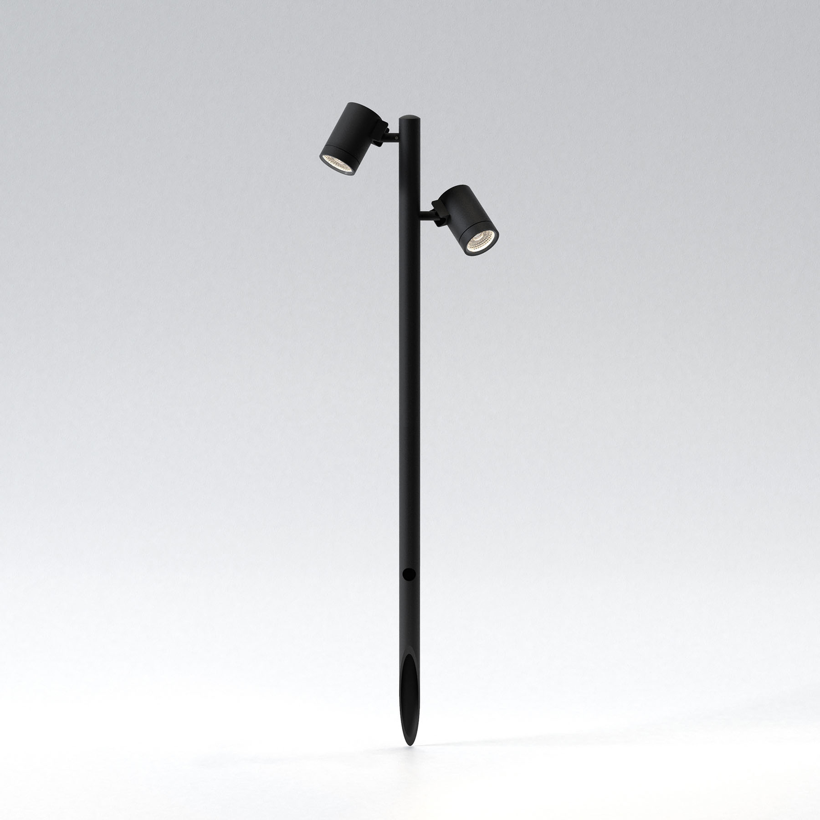 Astro Bayville Spike Spot Twin 900 spotlight, aluminium, energy efficiency: A+, L: 21 cm, W: 5.5 cm, H: 90 cm