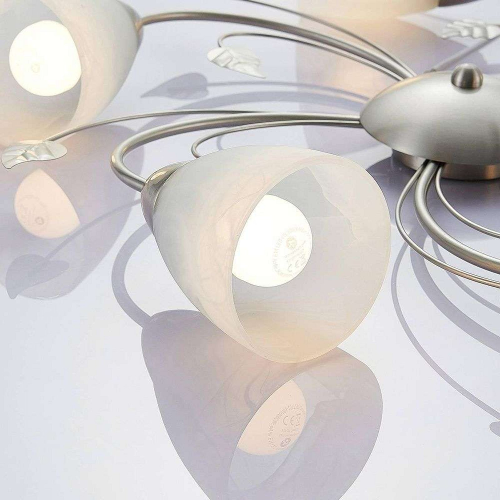 Yannie 5 Stropna lampa nikal/Opal - Lindby