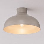 Basca ceiling light, beige, metal, Ø 40 cm, E27
