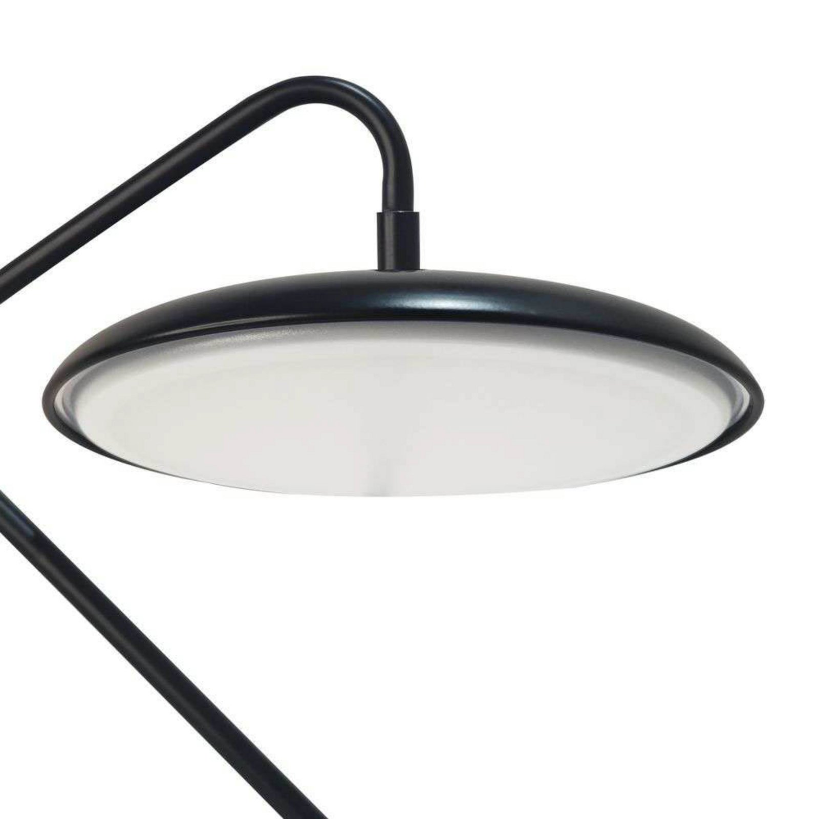 LED επιτραπέζια λάμπα Artist, μαύρη, ύψος 41 cm, μέταλλο