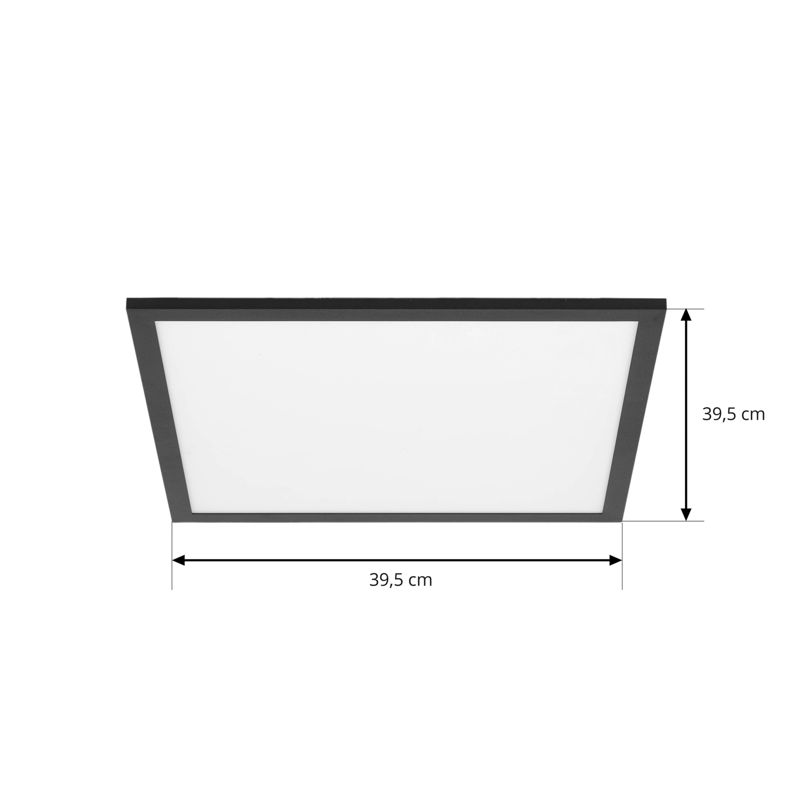 Panel LED Lindby Lamin, czarny, 40 cm, CCT, ściemniany, pilot Panel LED Lindby Lamin, czarny, 40 cm, CCT, ściemniany, pilot