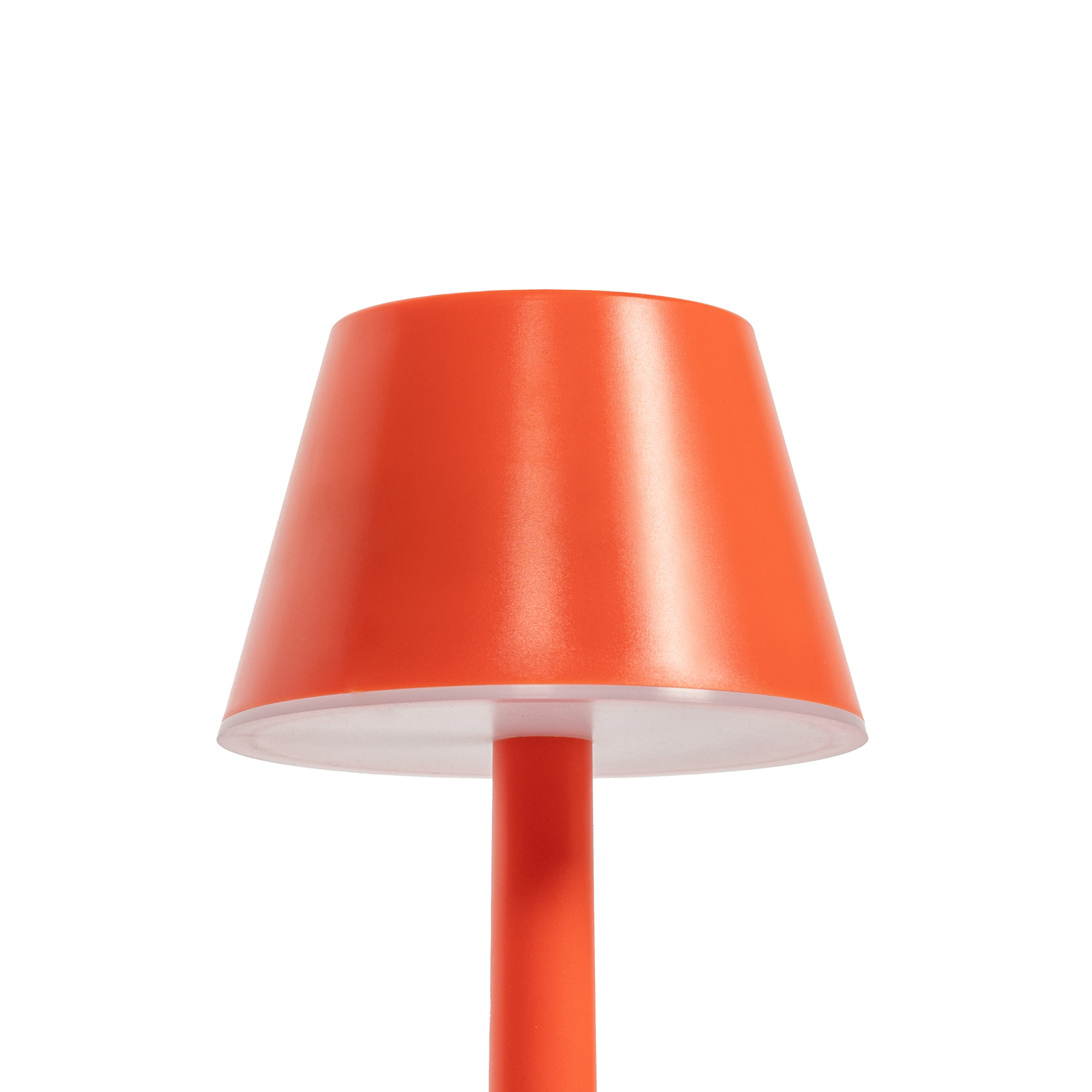 Lindby lampe à LED rechargeable Gaja, rouge, USB, IP44, RGBW, intensité
