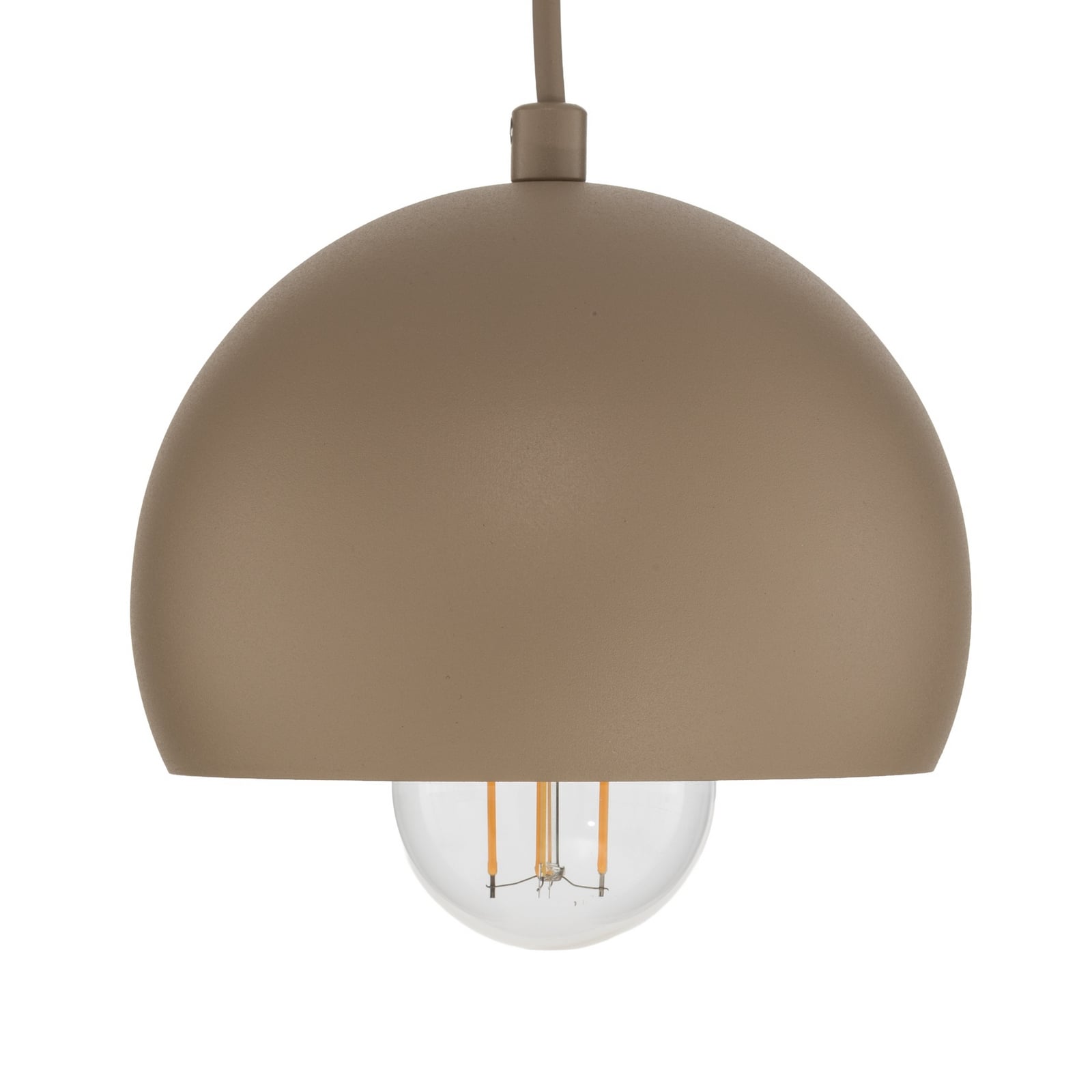 Sool pendant light, beige, Ø 15 cm, 1-bulb, metal, E27 Sool pendant light, beige, Ø 15 cm, 1-bulb, metal, E27
