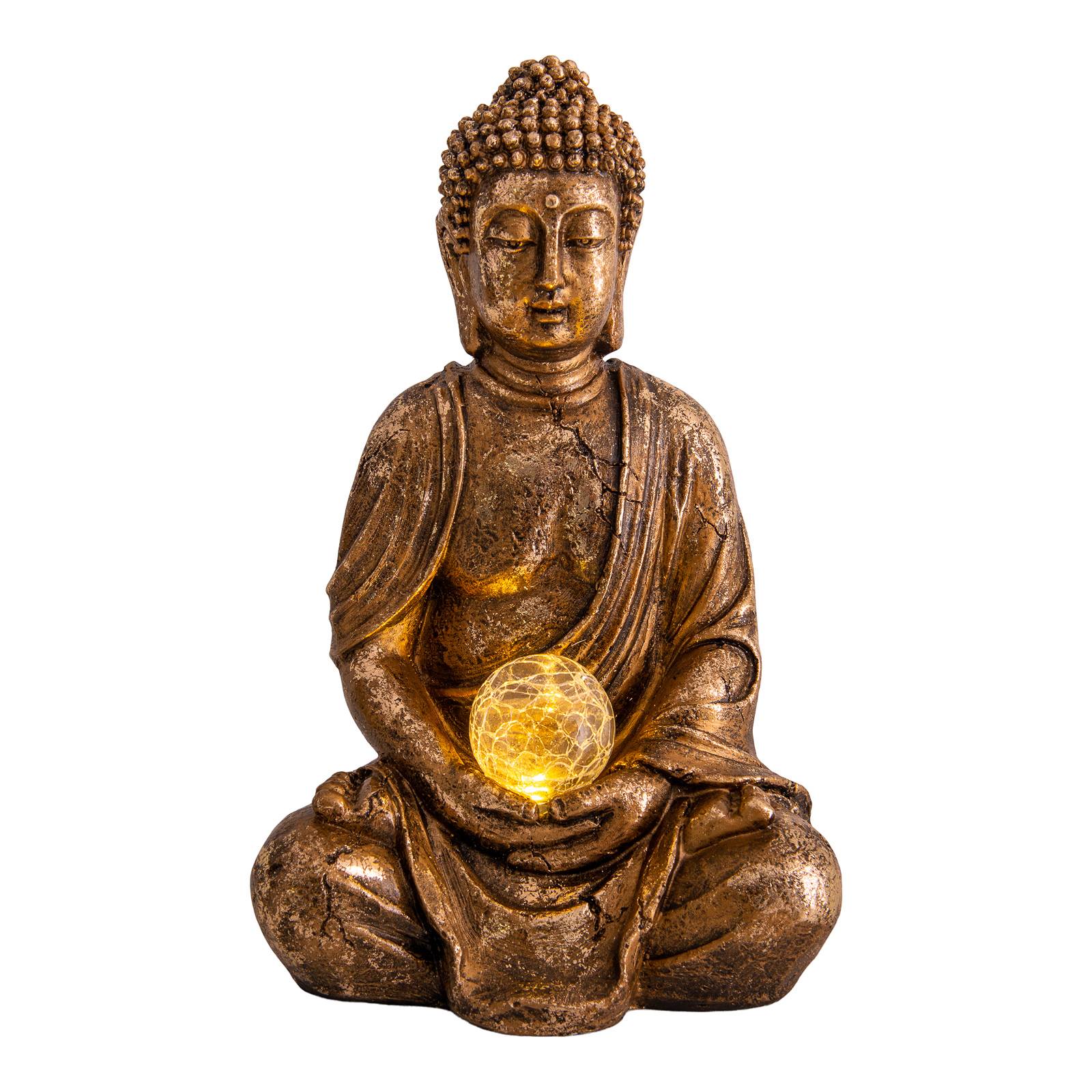 Lampe solaire décorative LED Bouddha