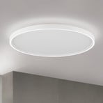 LED-taklampe MASCA, hvit, Ø 60 cm, CCT, metall, dimbar