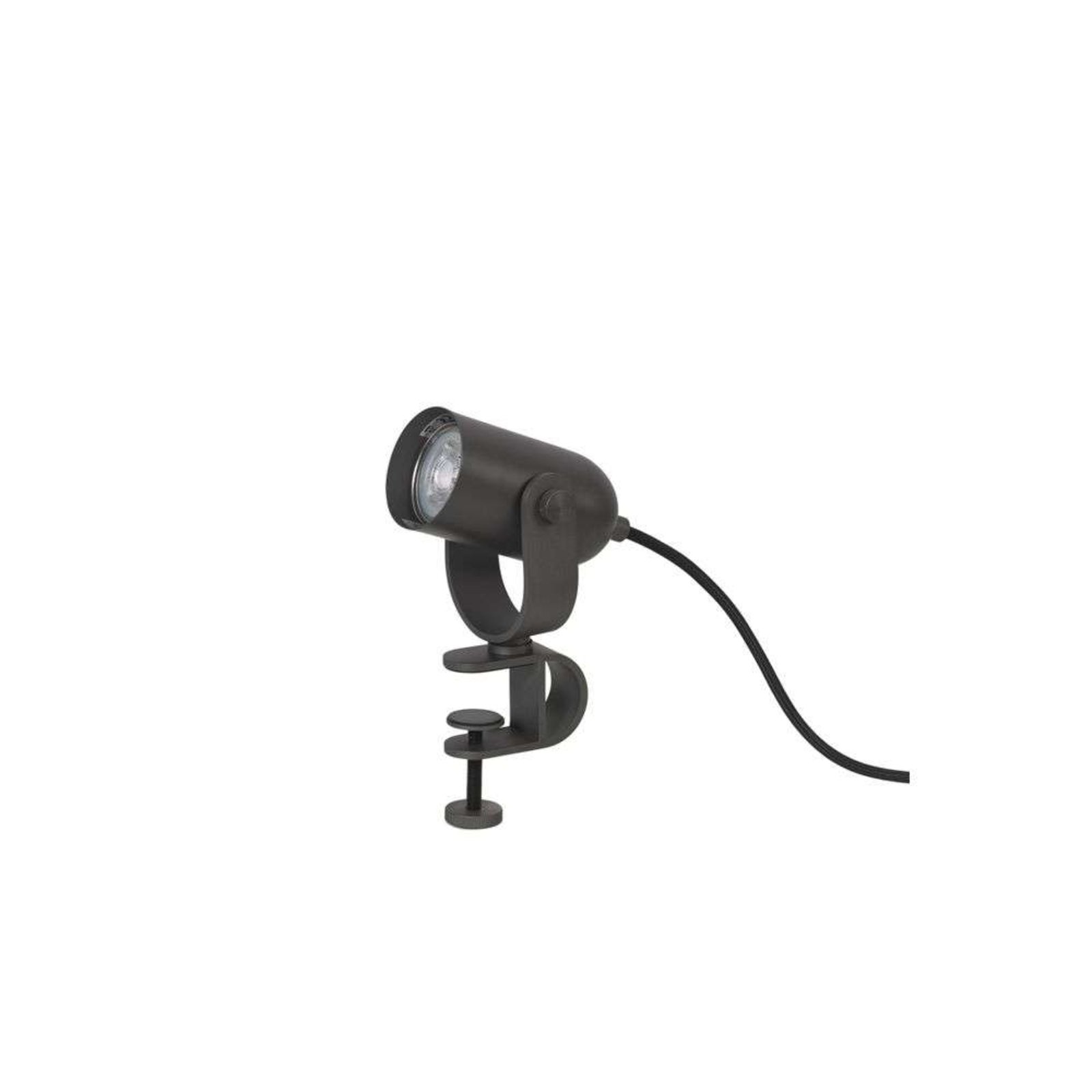 Ruuvi Lampă cu Clips Blackened Iron - ferm LIVING