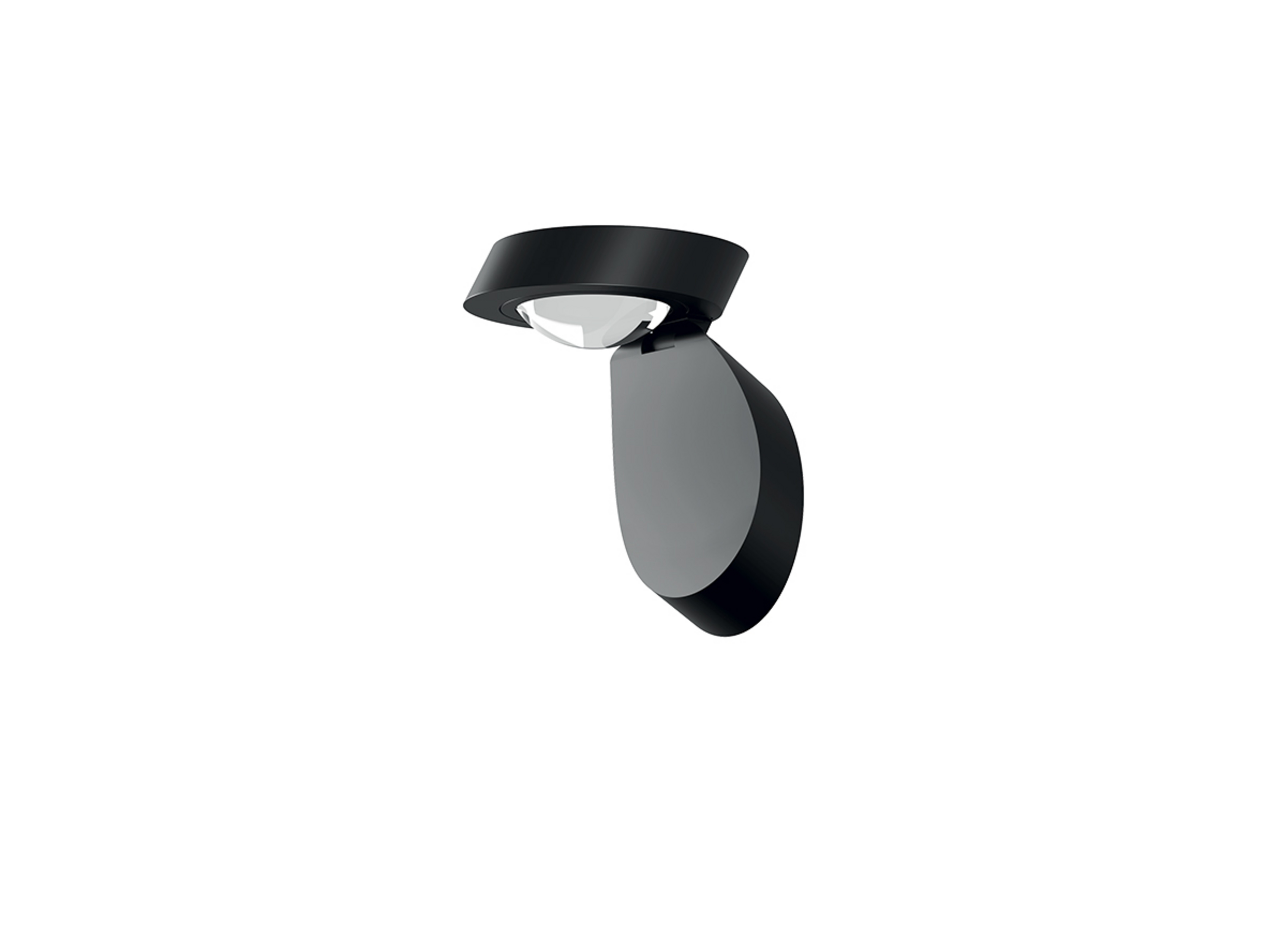 Pin-Up LED Wand-/Plafondlamp 2700K Matt Black - Lodes