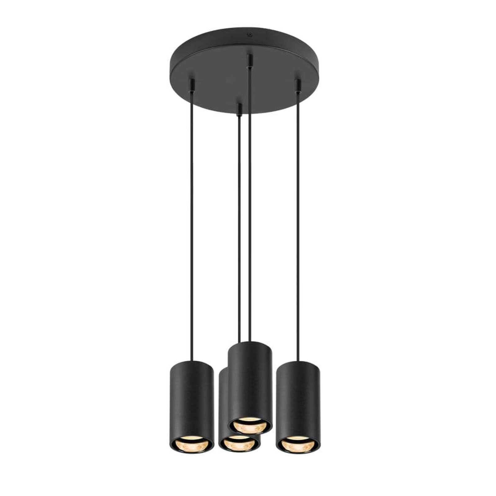 Asto Tube 4 Lustră Pendul Black - SLV