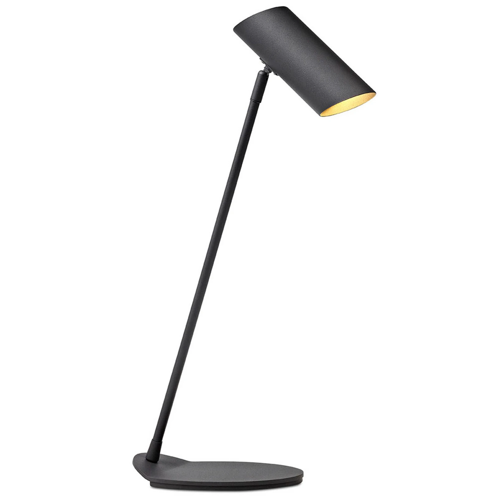 Lampe de bureau originale Hester, noire