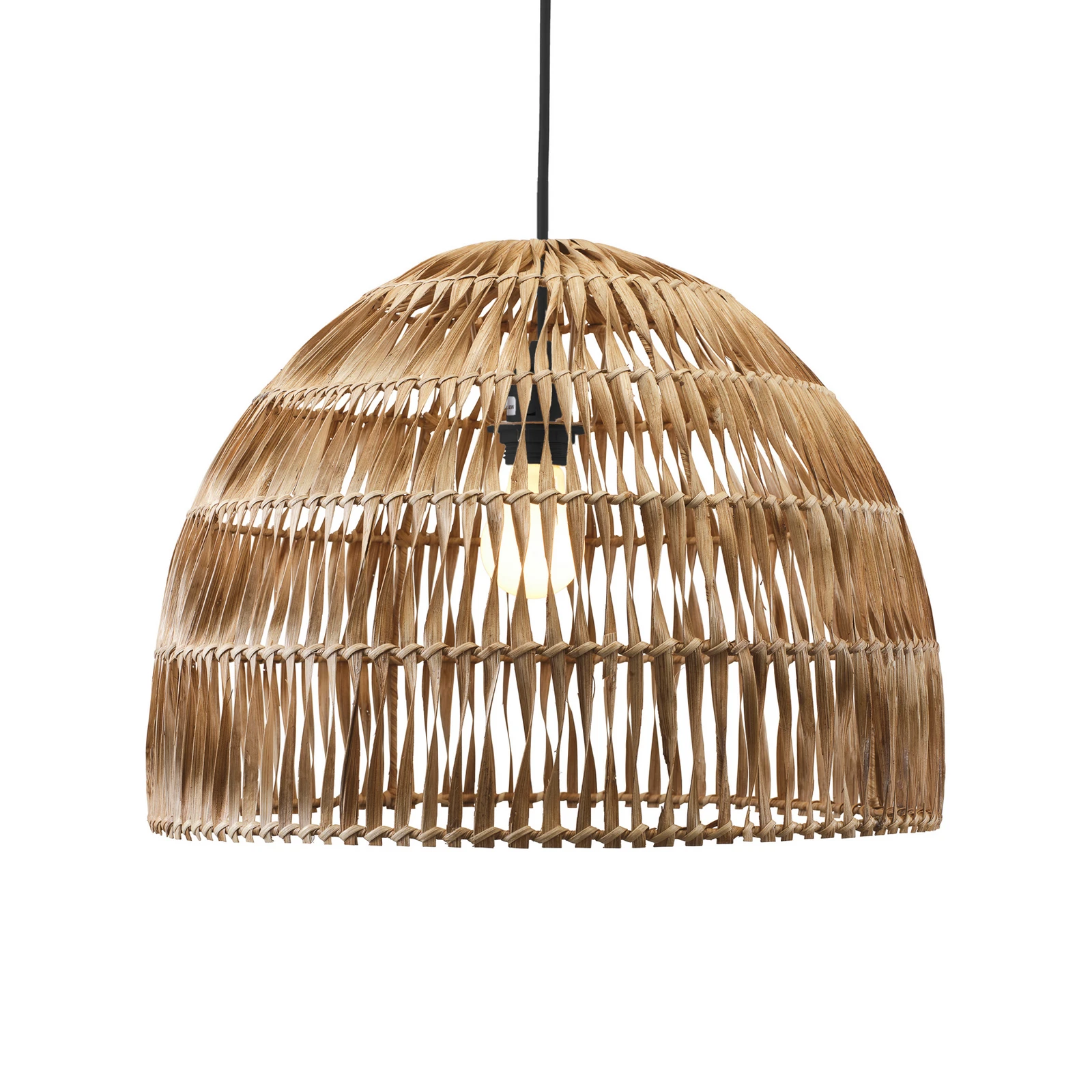 PR Home Hanglamp Lace, rotan kap, Ø 46 cm