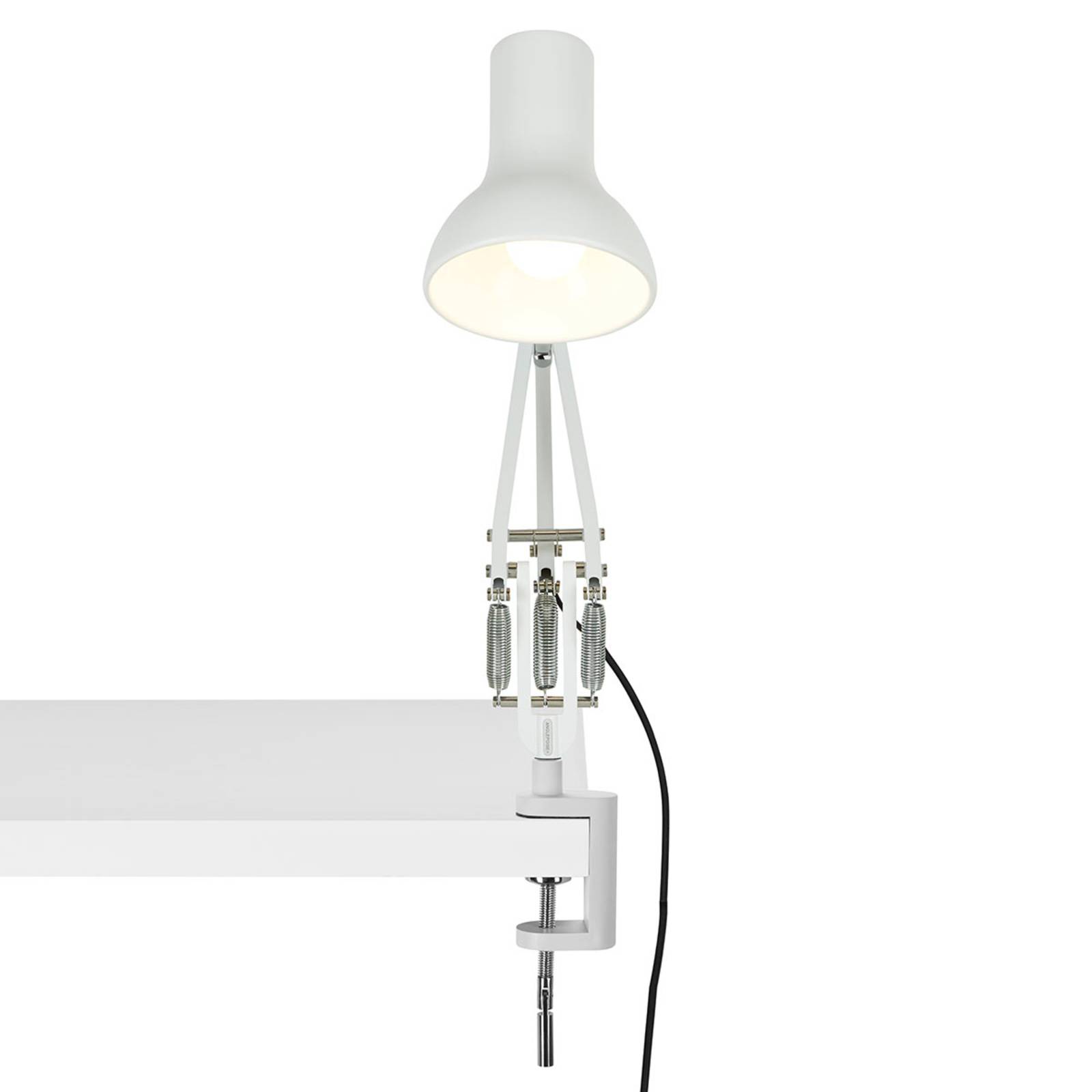 Anglepoise Type 75 Mini lampa z klipsem biała