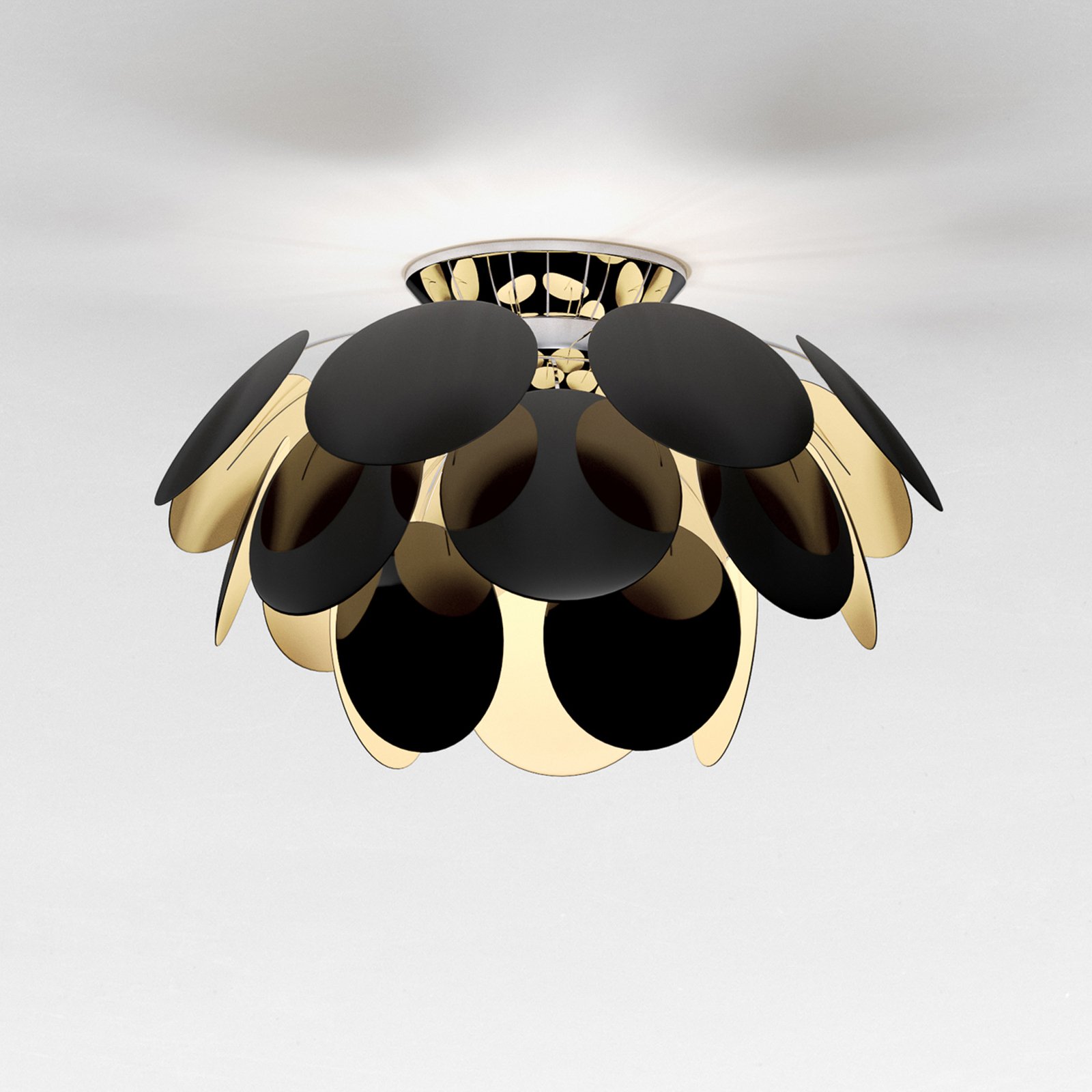 Discoco C 68 Taklampe Black/Gold - Marset