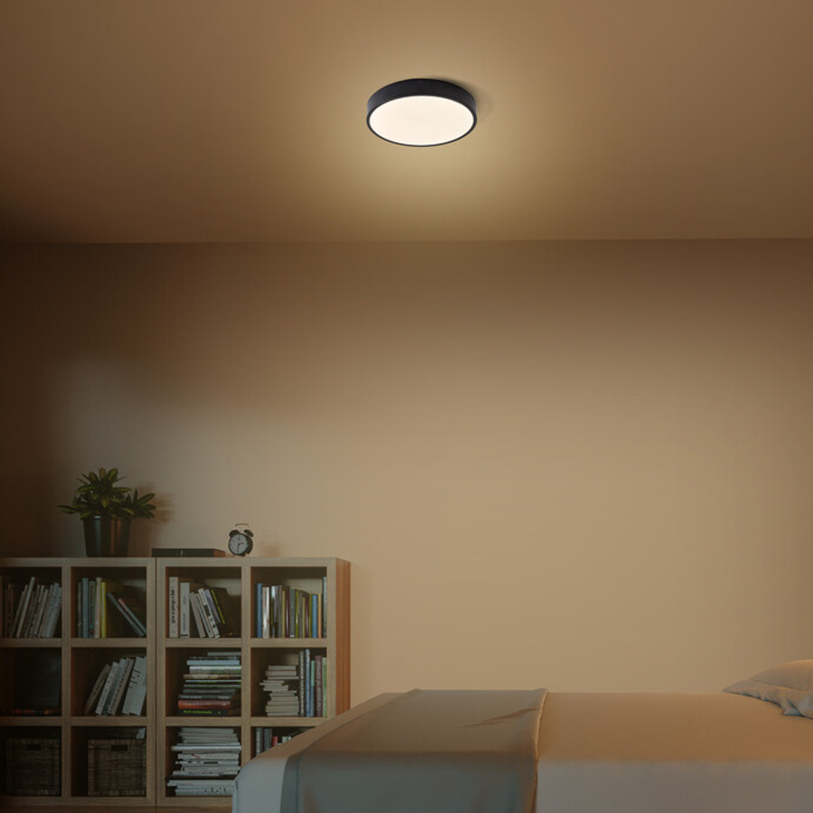 LEDVANCE Orbis Slim Moia ceiling lamp Ø28cm black
