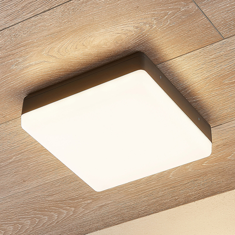 LED-kattovalaisin Thilo, harmaa, 24 cm