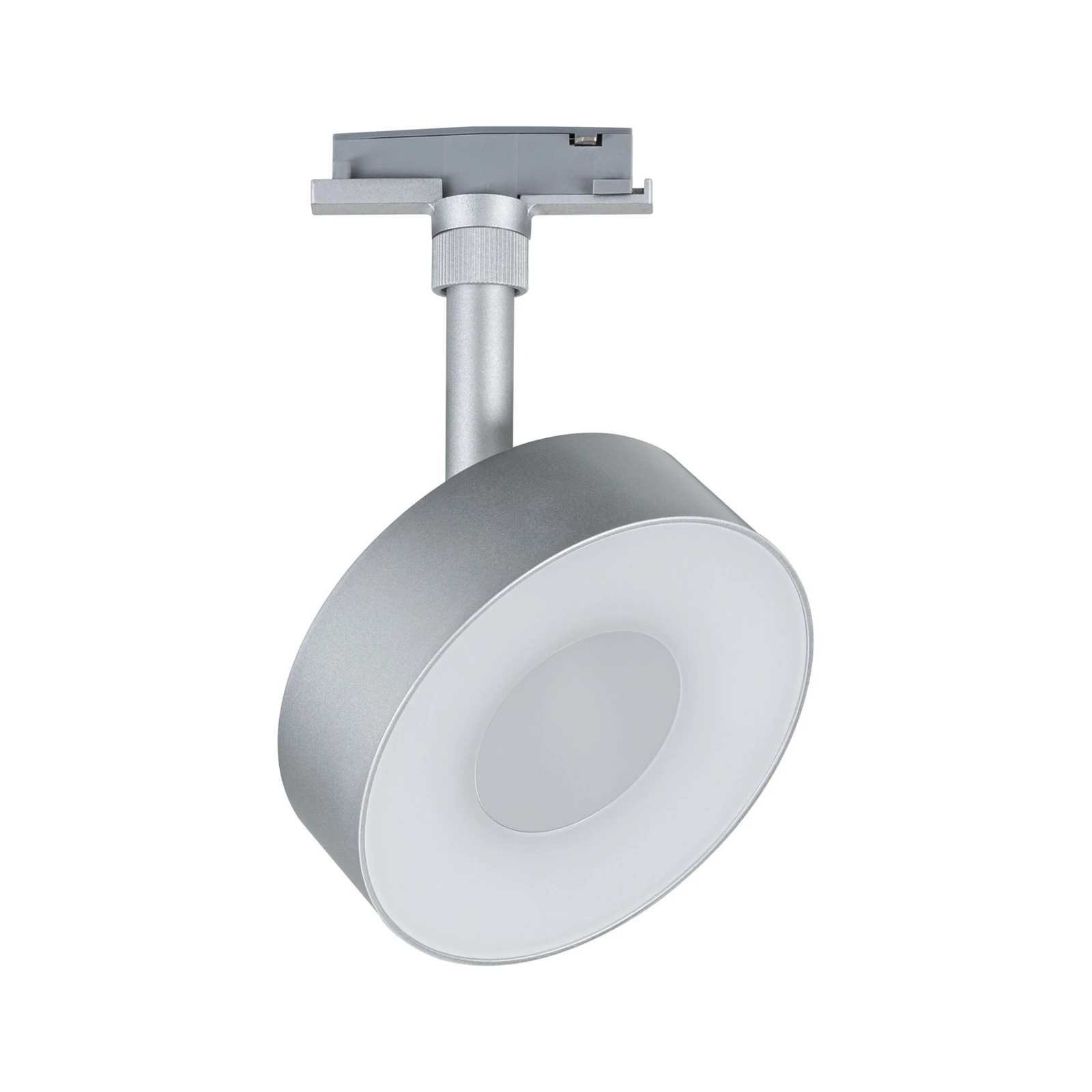 Paulmann URail LED-spot Circle, mat chroom, 3-traps dimbaar, CCT