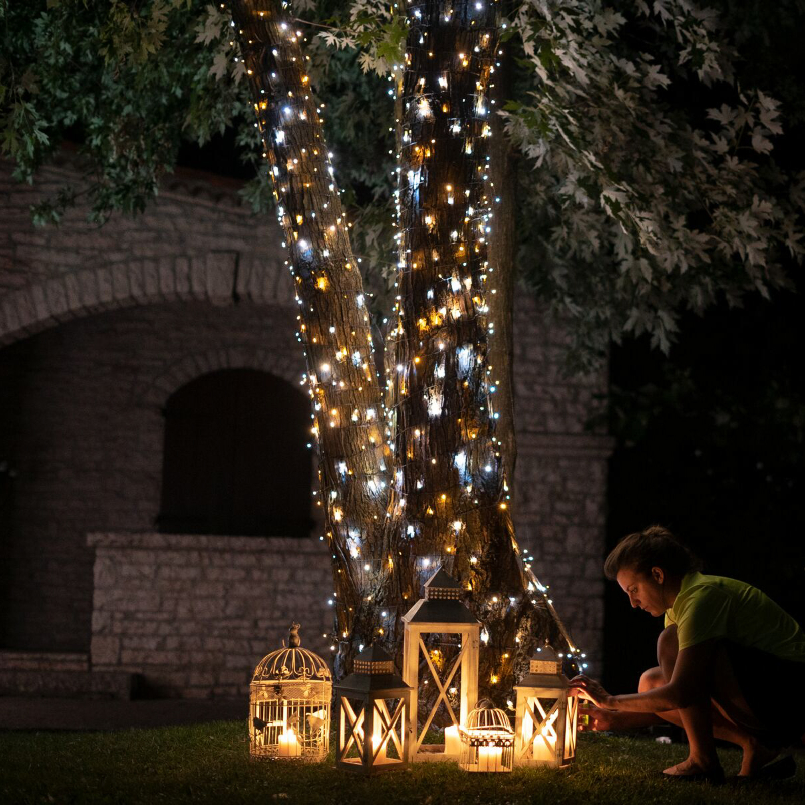 Łańcuch świetlny LED Twinkly CCT 250pkt 20m czarny