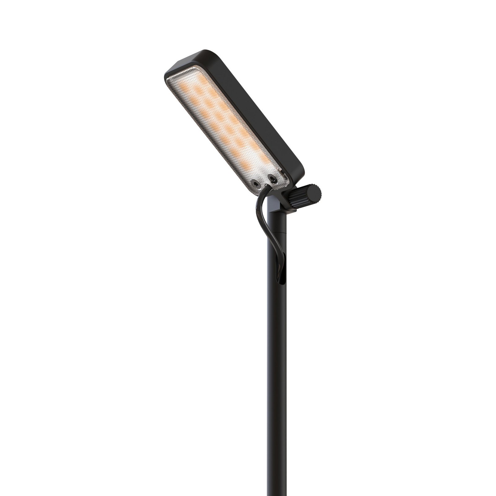 Luceplan LED-Wegelampe Flia, 120cm hoch, schwarz, Kunststoff