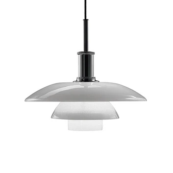 PH 4½-4 Glas Pendelleuchte High Lustre Chrome Plated - Louis Poulsen