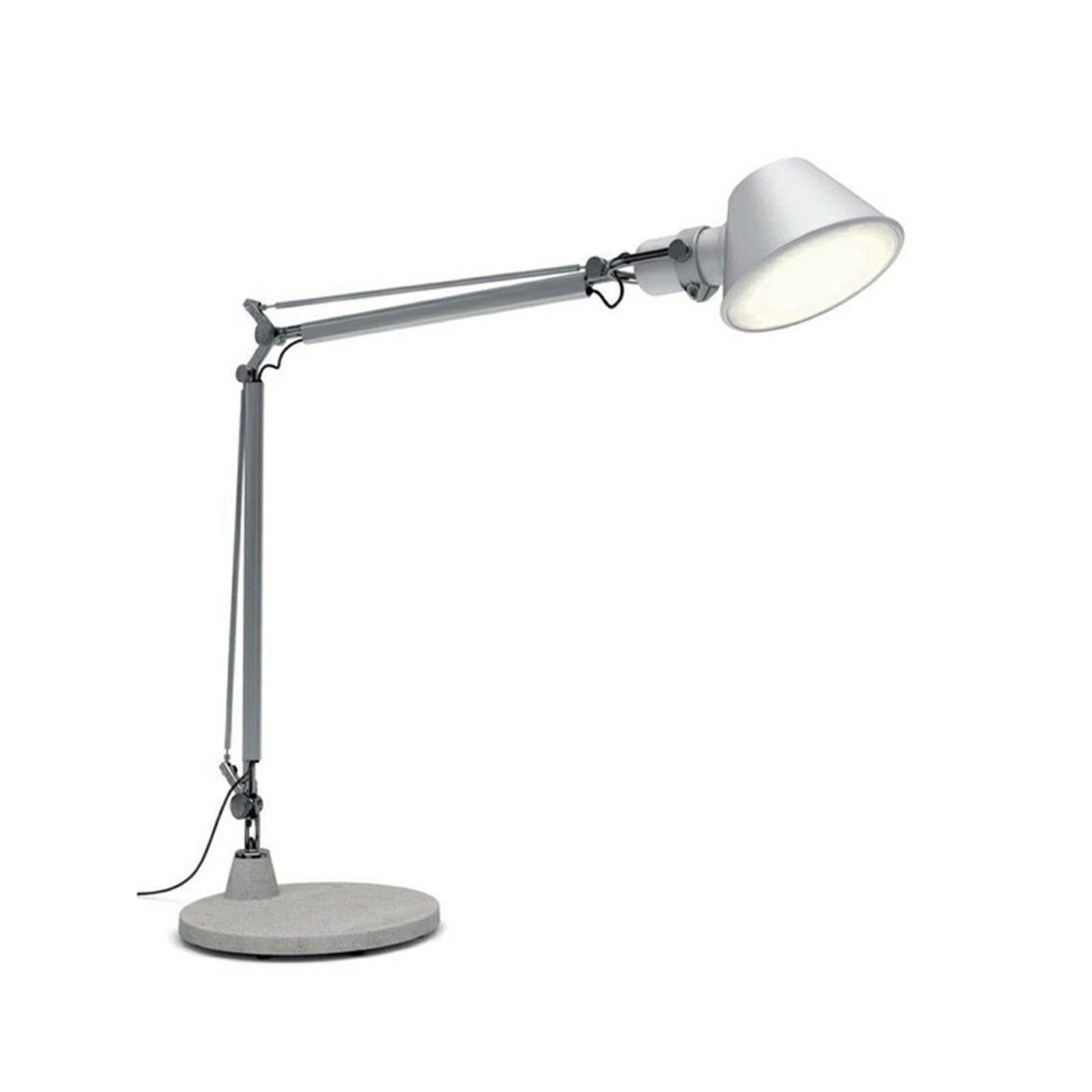 Tolomeo Table Lamp LED Aluminium with Aluminium Base - Artemide