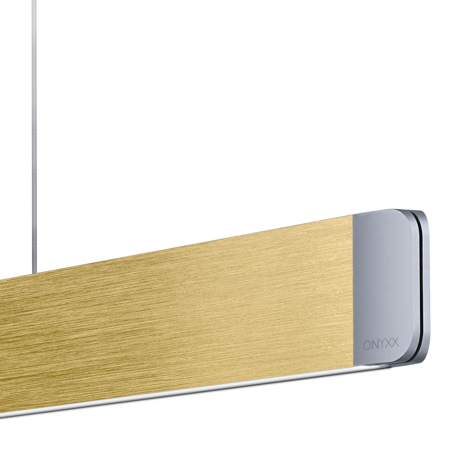 GRIMMEISEN Onyxx Linea Pro hanglamp goud/zilver