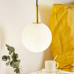 Audo TR Bulb LED pendant light 1-bulb brass