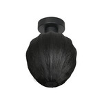 Plafonieră Bloeba, negru, Ø 25 cm, pânză/metal