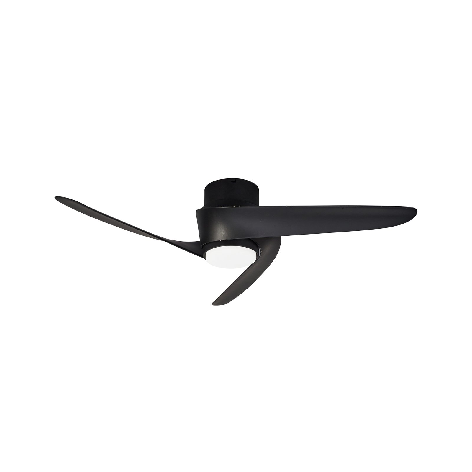 Ventilateur de plafond LED Island, noir, DC silencieux Ø 102 cm CCT