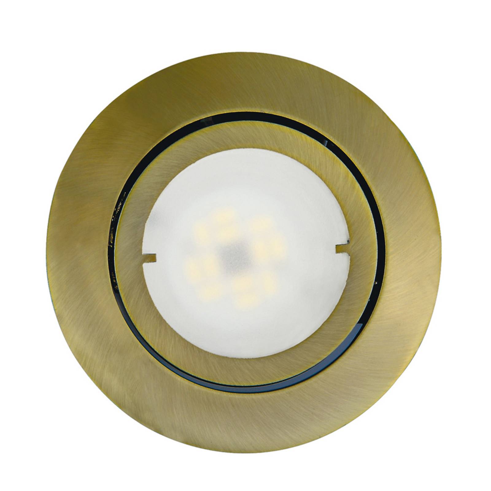 Image of Lampe encastrable LED Joanie, laiton ancien 4019231028628