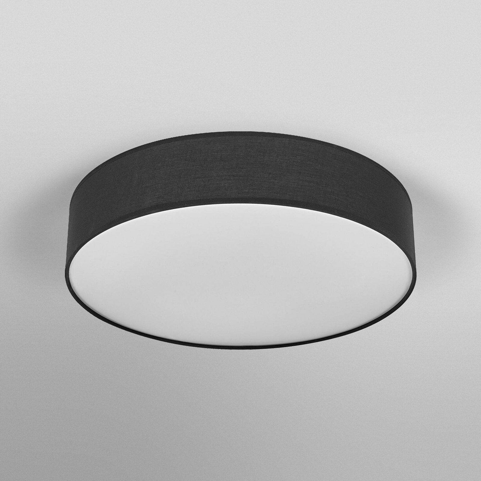 OSRAM Deckenleuchte ORBIS PARIS, schwarz, Ø 48 cm Textil E27
