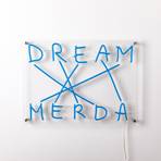 Dekoracyjny kinkiet LED Dream-Merda, niebieski