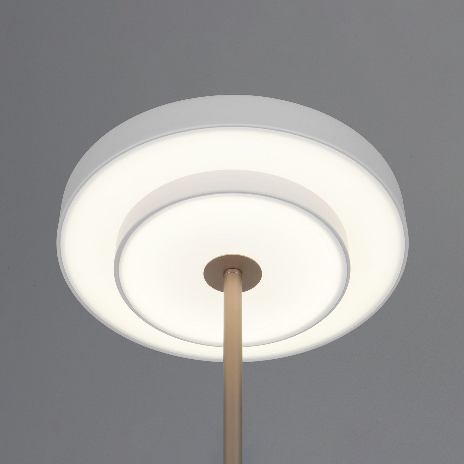 Lampada LED da tavolo Keaton, grigio chiaro, altezza 45 cm, metallo, CCT Lampada LED da tavolo Keaton, grigio chiaro, altezza 45 cm, metallo, CCT