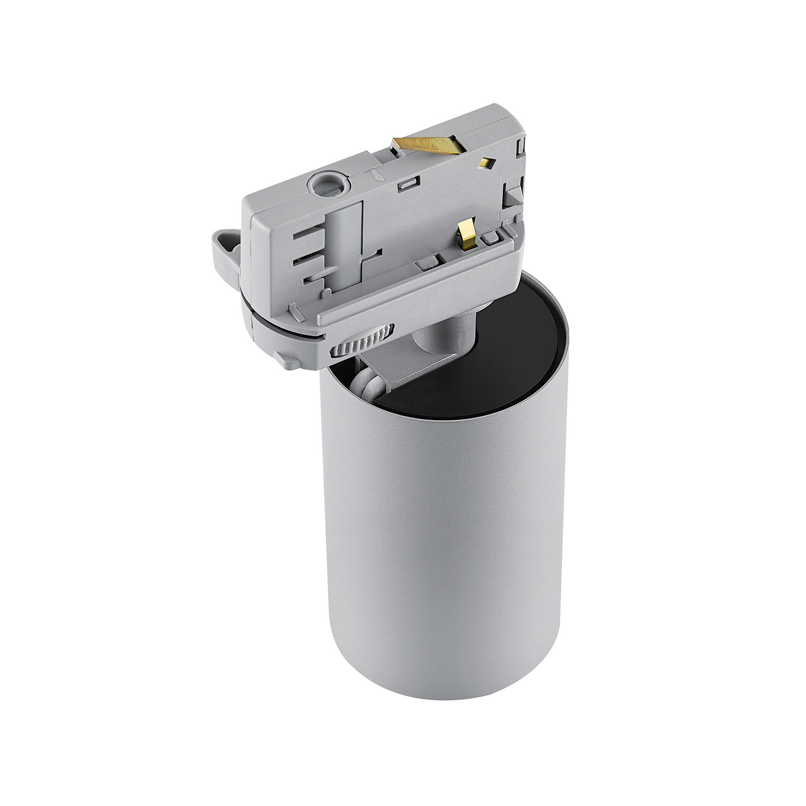 3-kohaline rööpmelpunkt Can, hõbedane, alumiinium, GU10, pööratav